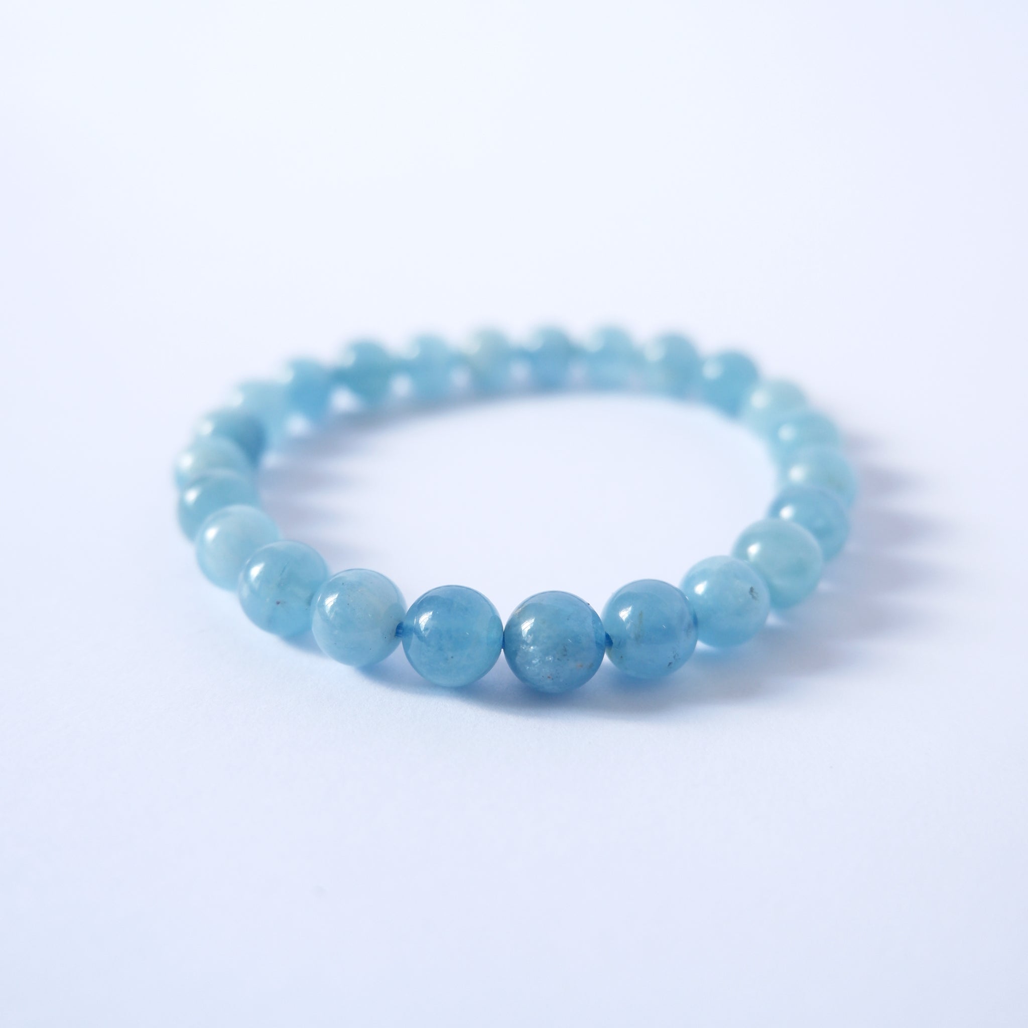 Aquamarine Crystal Bracelet – Made by KCA