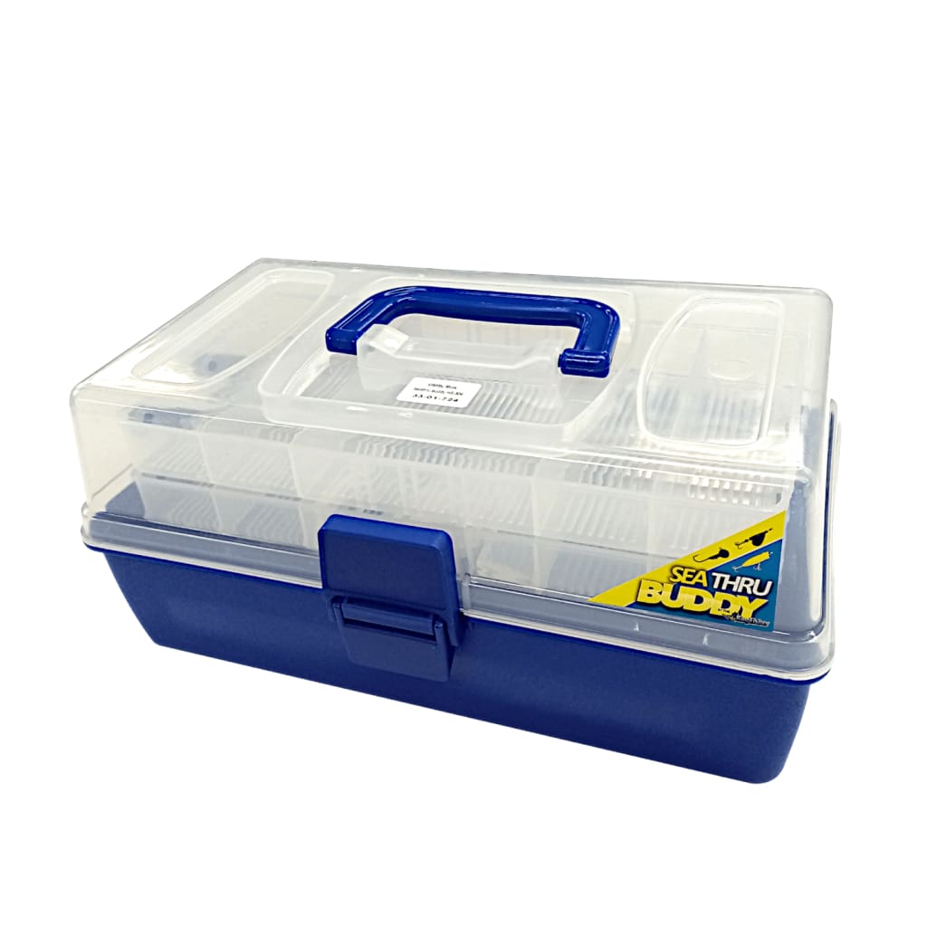 Big Catch Fishing Tackle - Sea Thru Buddy 3 Tray Fishing Tackle Box