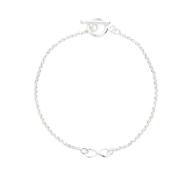 Infinity Bracelet in Silver – Georgina Bywater