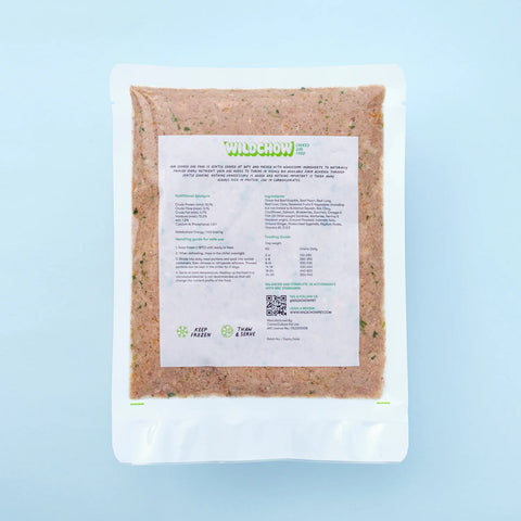 WildChow Balanced & Complete Cooked Dog Food (Grass-Fed Beef)