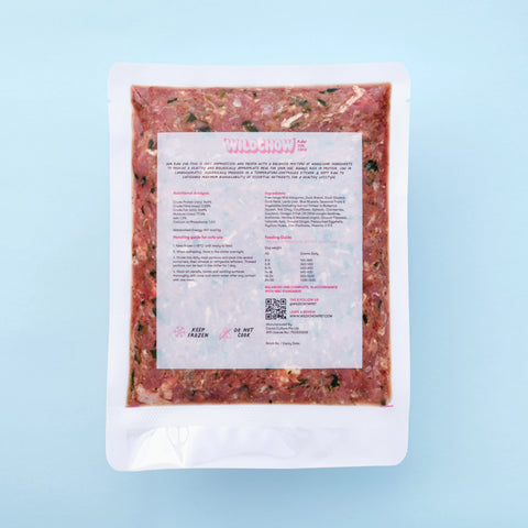 WildChow Balanced & Complete Raw Dog Food (Free Range Wild Kangaroo)