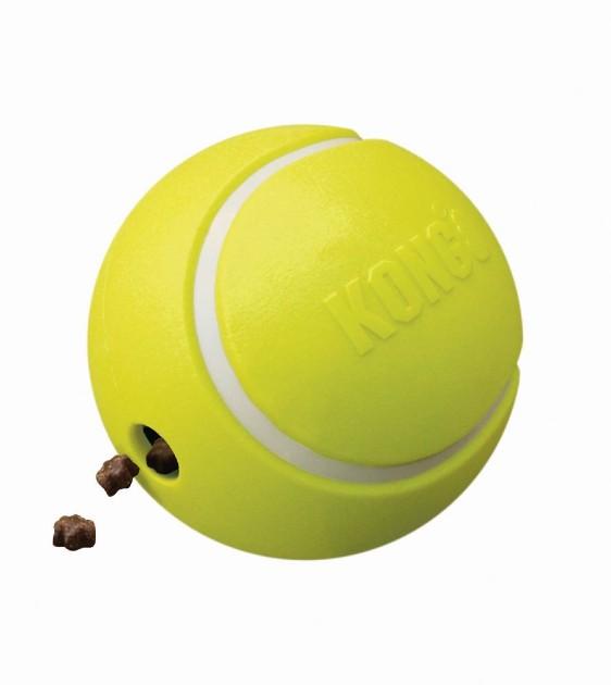 KONG Treat Dispenser Bamboo Feeder Ball Dog Toy, Medium