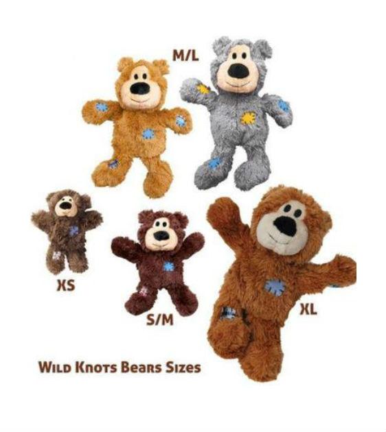 kong wild knots bear dog toy