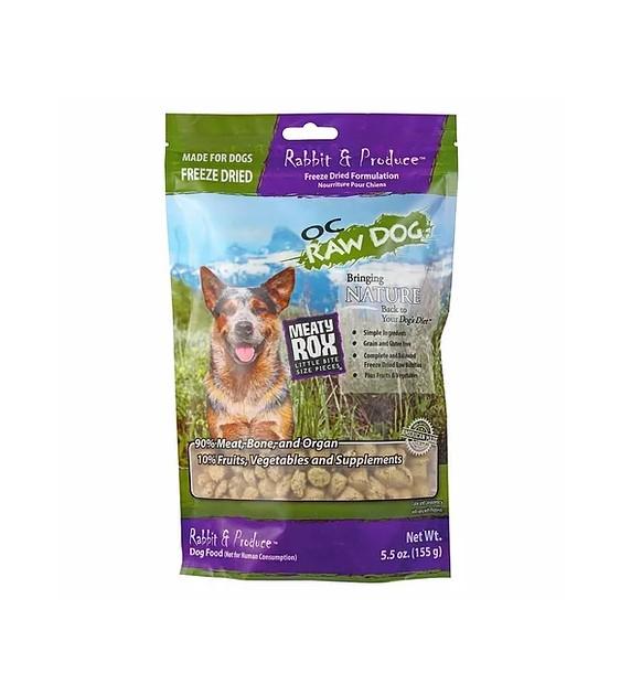 freeze dried rabbit dog food