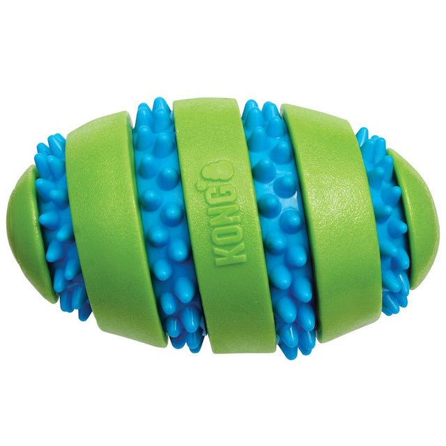 KONG Treat Dispenser Bamboo Feeder Dumbbell Dog Toy, Medium