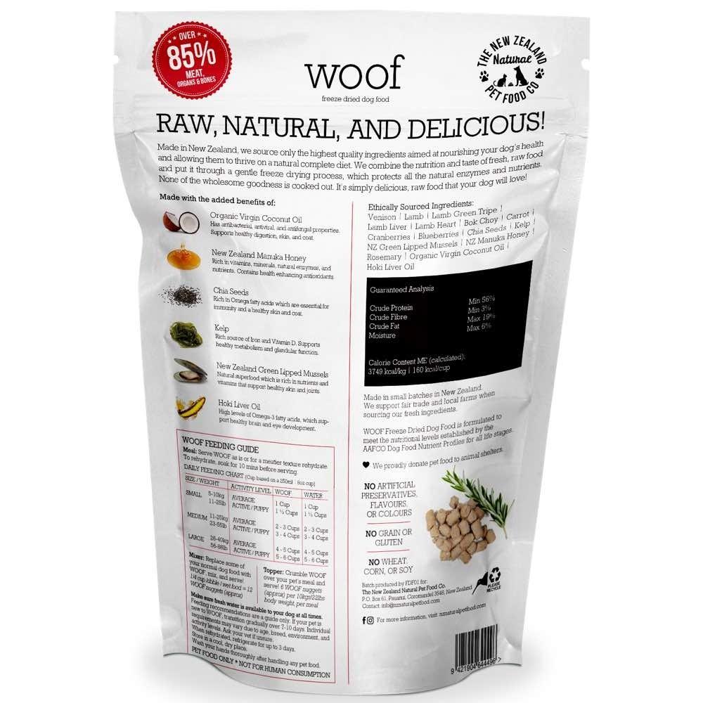 raw venison dog food