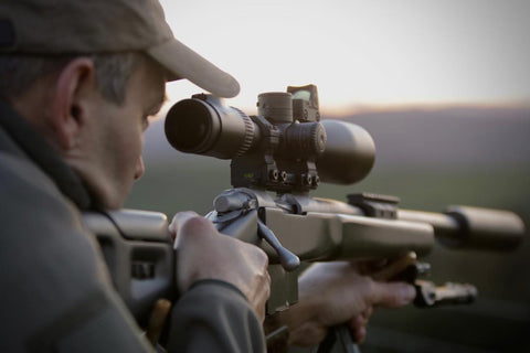 Monomount scope mount on blaser rifle