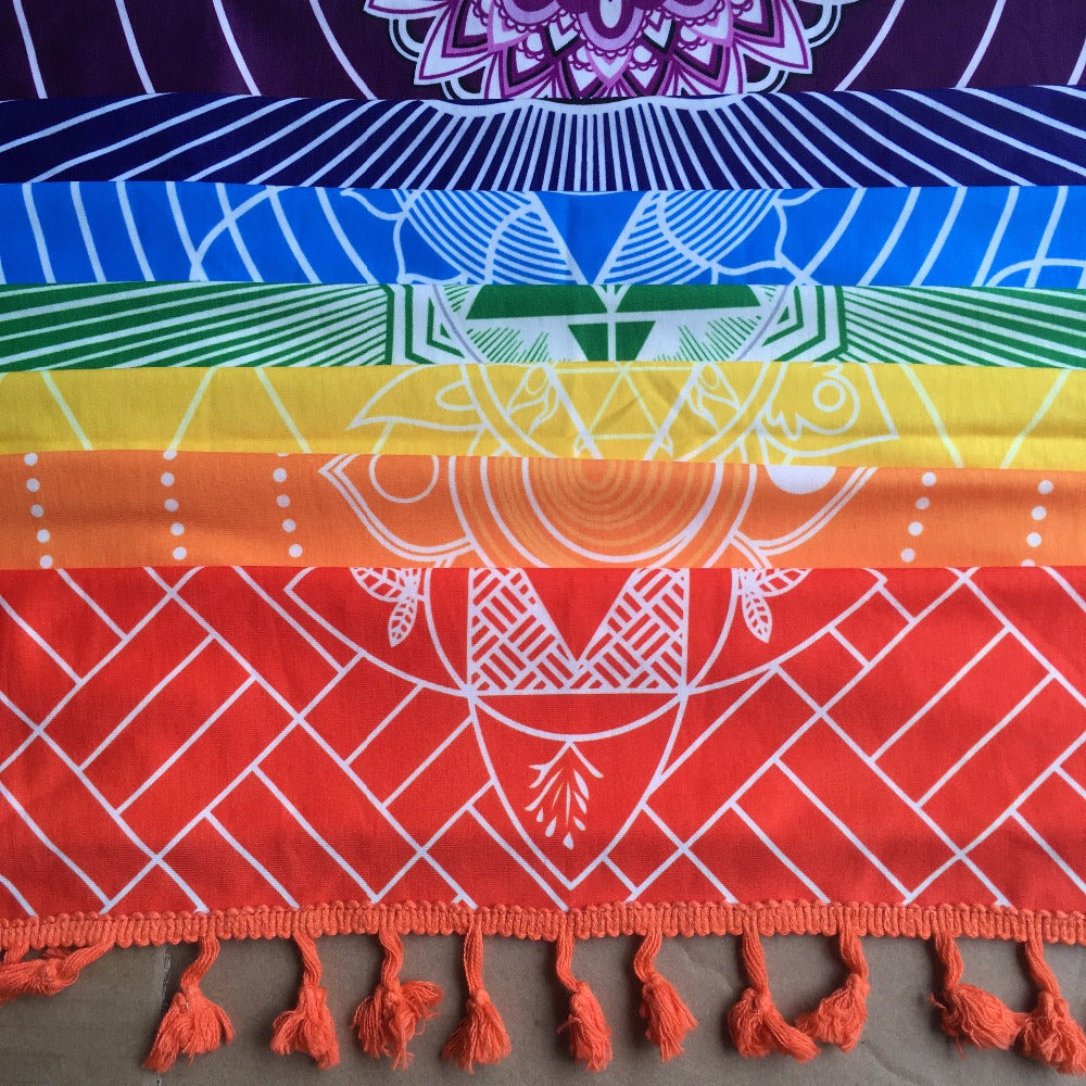 Tapis yoga 7 chakras