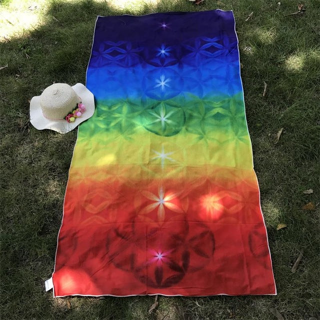 Tapis yoga 7 chakras