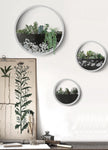 Vase mural rond