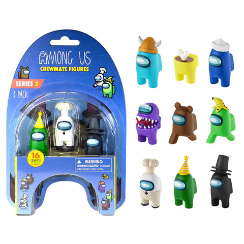 Among Us Crewmate Figures Series 2 Figure 3pk