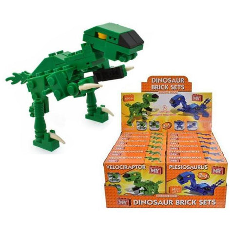 DINOSAUR BUILDING BRICKS SET