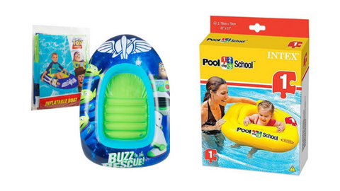 Inflatable pool floats
