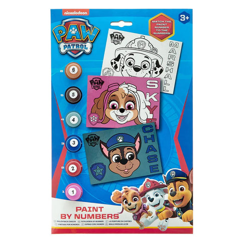 Nickelodeon Paw Patrol Paint By Numbers Art Pack