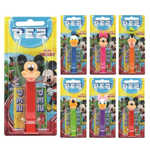 Disney Mickey & Friends Pez Dispenser + 2 Refill Packs