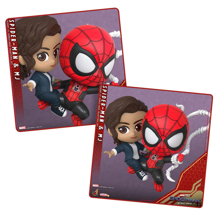 Marvel Hot Toys Cosbaby Spider-Man No Way Home Spiderman & MJ Collecti —  Toys for a Pound
