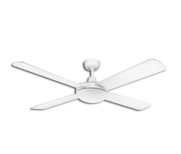 Martec Lifestyle Ceiling Fan 1300mm 52 4 Blade White With 24w