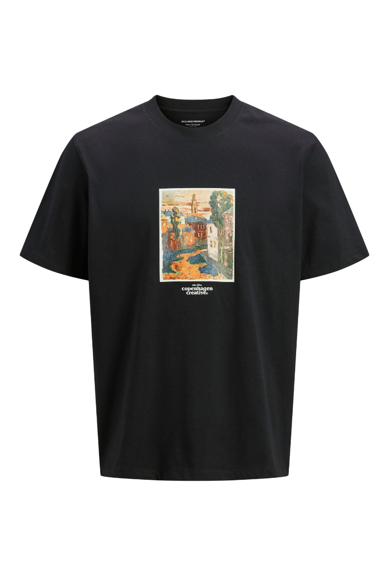  JACK AND JONES PAROS GRAPHIC FRONT SS TEE