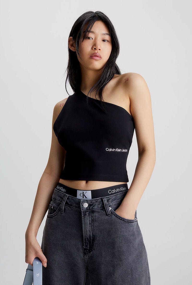  CALVIN KLEIN ONE SHOULDER TOP