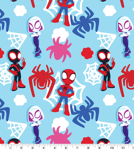 Marvel's Spidey and His Amazing Friends Team Up Fabric –