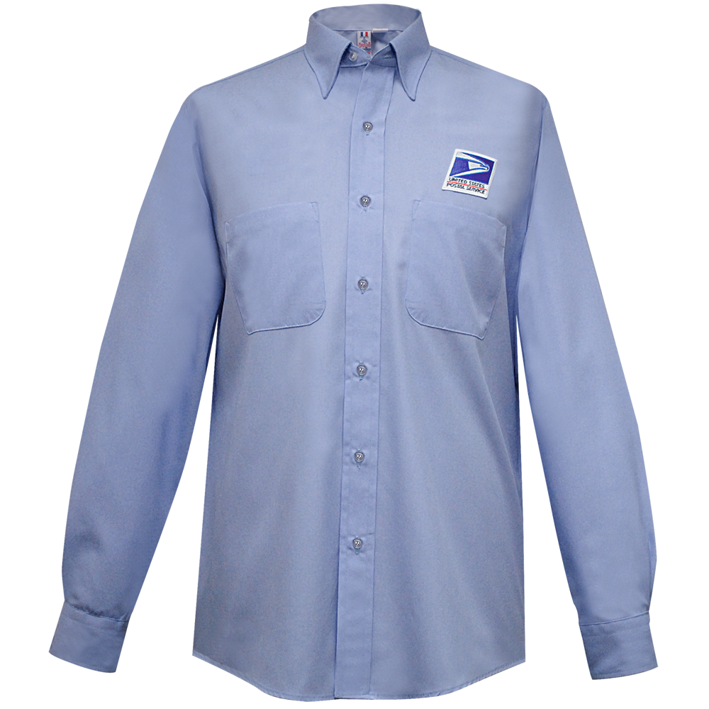 Men's USPS Letter Carrier Long Sleeve Shirt - Postal Uniforms ...