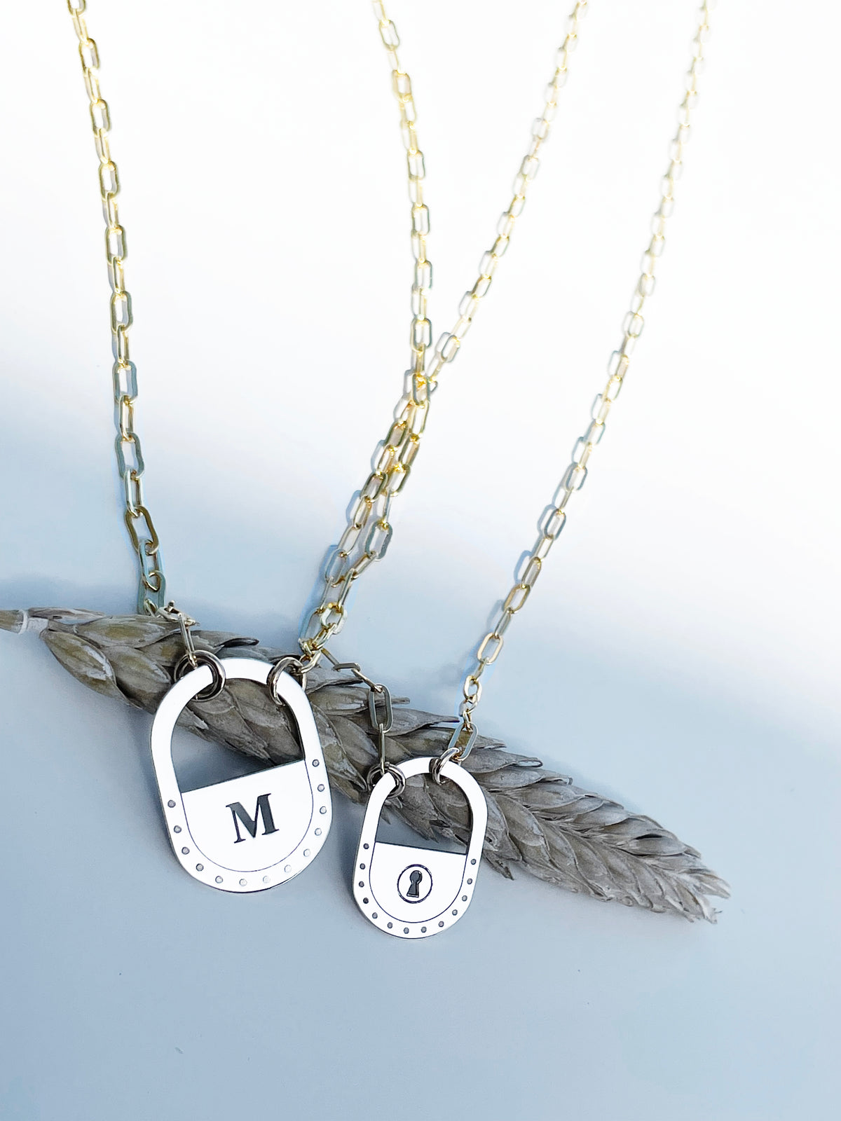 Personalized Lock Necklace from Marleylilly