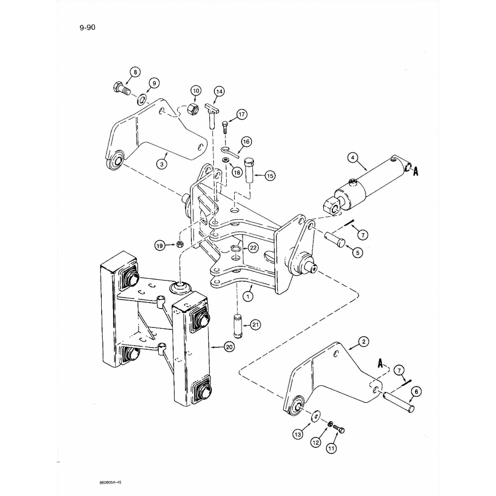 360 vibratory plow lift cylinder