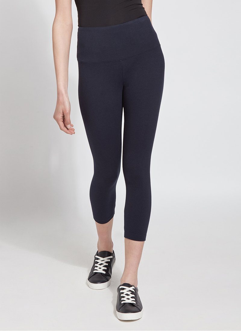 Flattering Cotton Crop Legging (Plus Size) | Lyssé New York: Fabric. Fit.  Fashion. – LYSSÉ