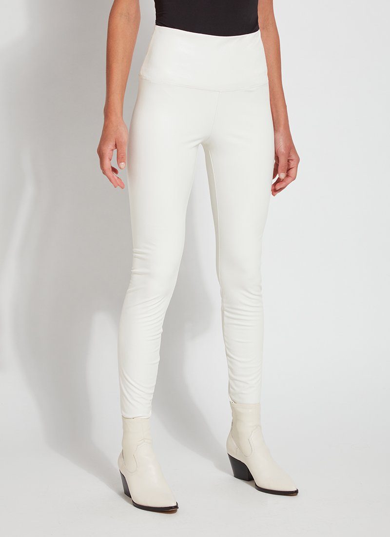 Image of Textured Leather Legging (28.5