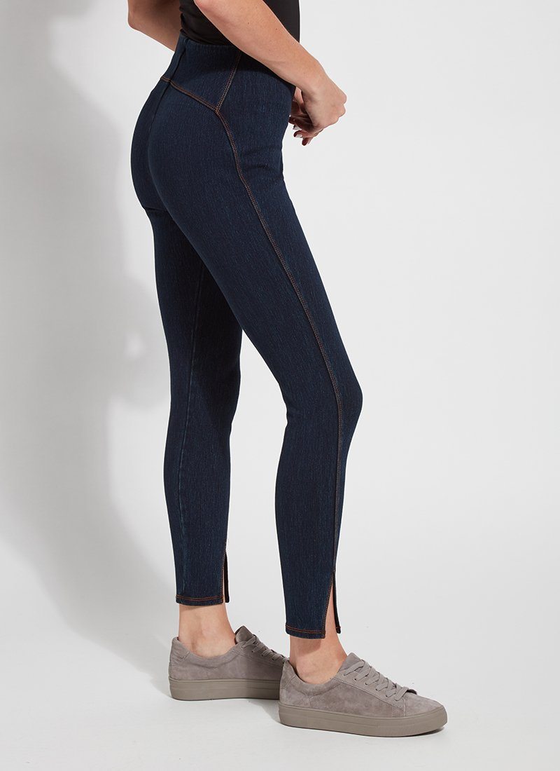 Kara Split Denim Jean Legging | Lyssé New York: Fabric. Fit. Fashion. –  LYSSÉ