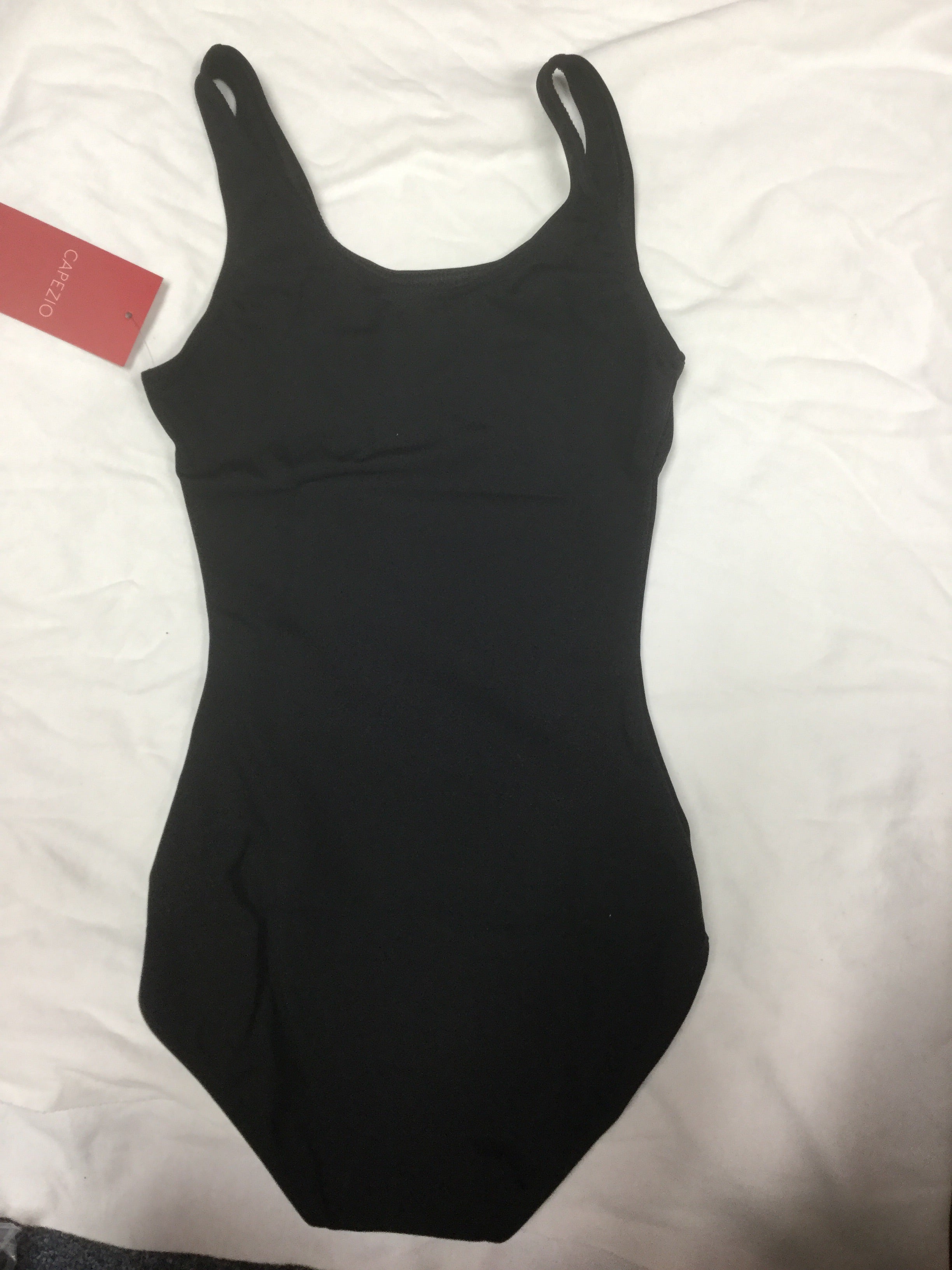 black tank leotard