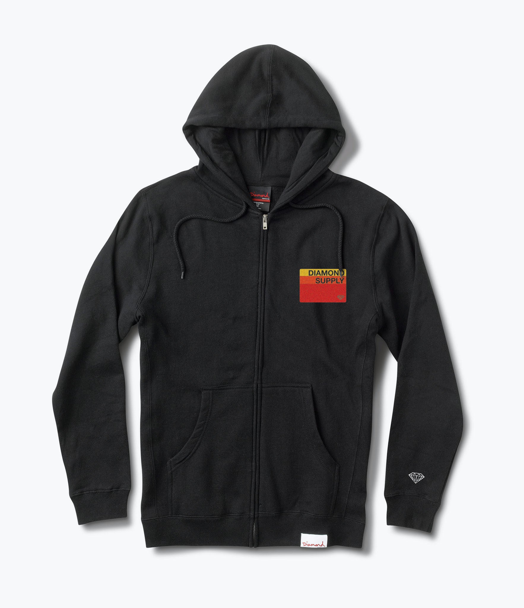 diamond supply co zip hoodie