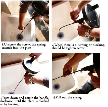 clog cable cleaner usage