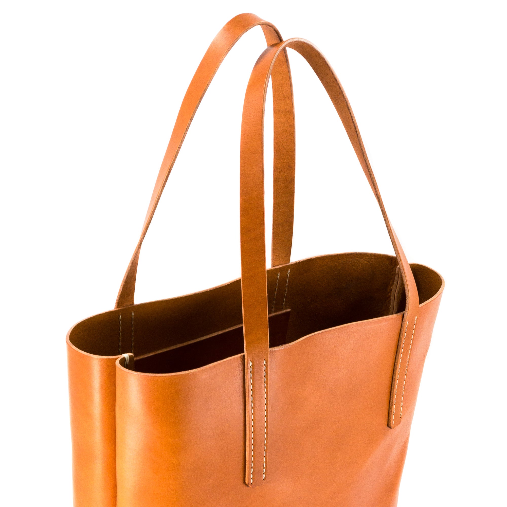 English Bridle Leather Tote Bag in English Tan - Everyday Heirloom Bag ...