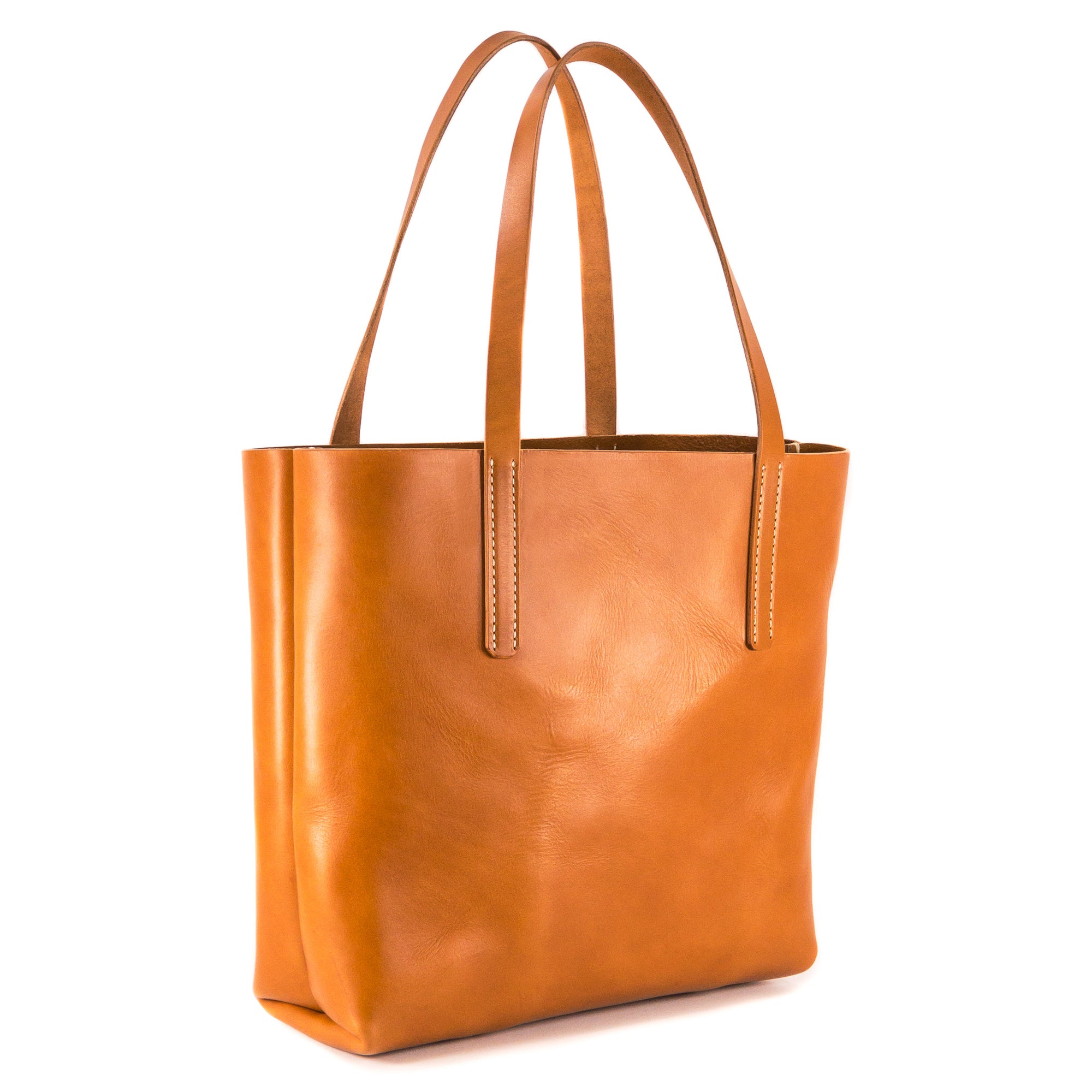 English Bridle Leather Tote Bag in English Tan - Everyday Heirloom Bag ...