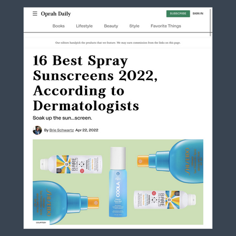 best spray sunscreens