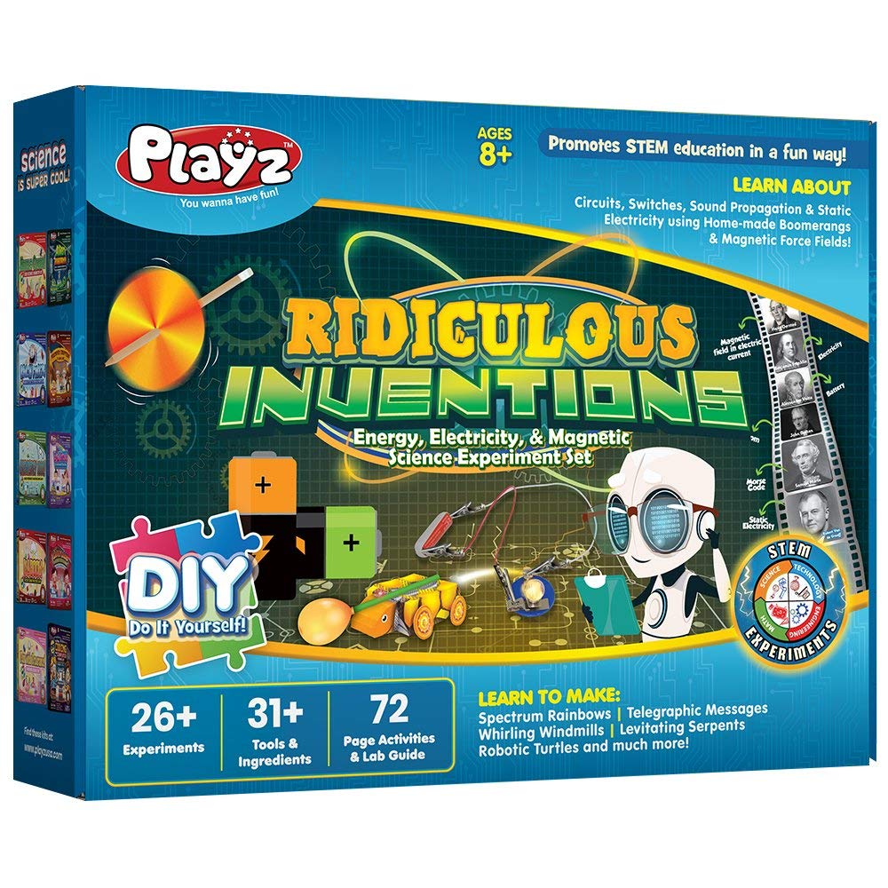  Playz Electric Drawing Kit for Kids - Motorized DIY Doodle  Board - Build Your Own Electronic Circuit Board Doodler Using a Science Kit  for Kids Age 8-12 - Perfect Arts 