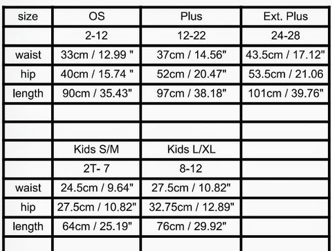 Club L Plus Size Chart