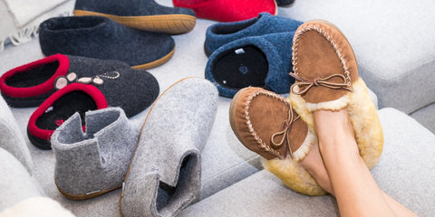 best mens wool slippers