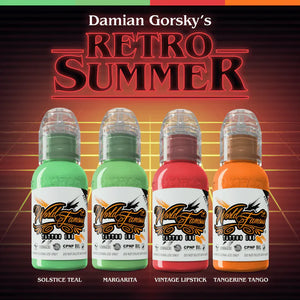World Famous Set Gorsky's Retro Summer 1oz Tattoo Ink - Dynamic Color
