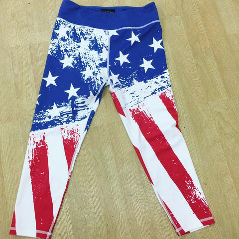 new american flag leggings