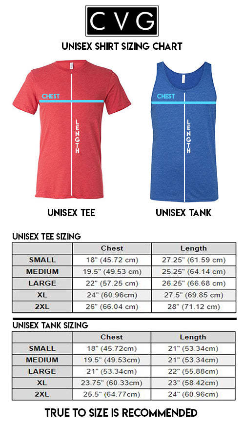 Unisex Sizing Chart