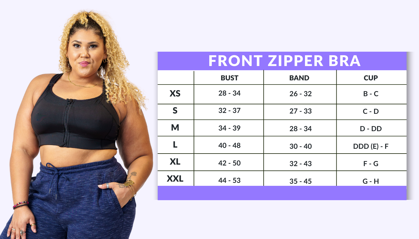 front-zipper-bra-size-chart