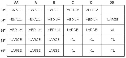 Vip Bra Size Chart