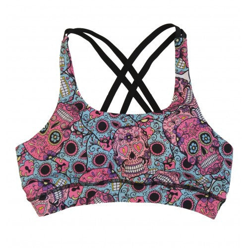 Sugar Skulls Sports Bra – Constantly Varied Gear