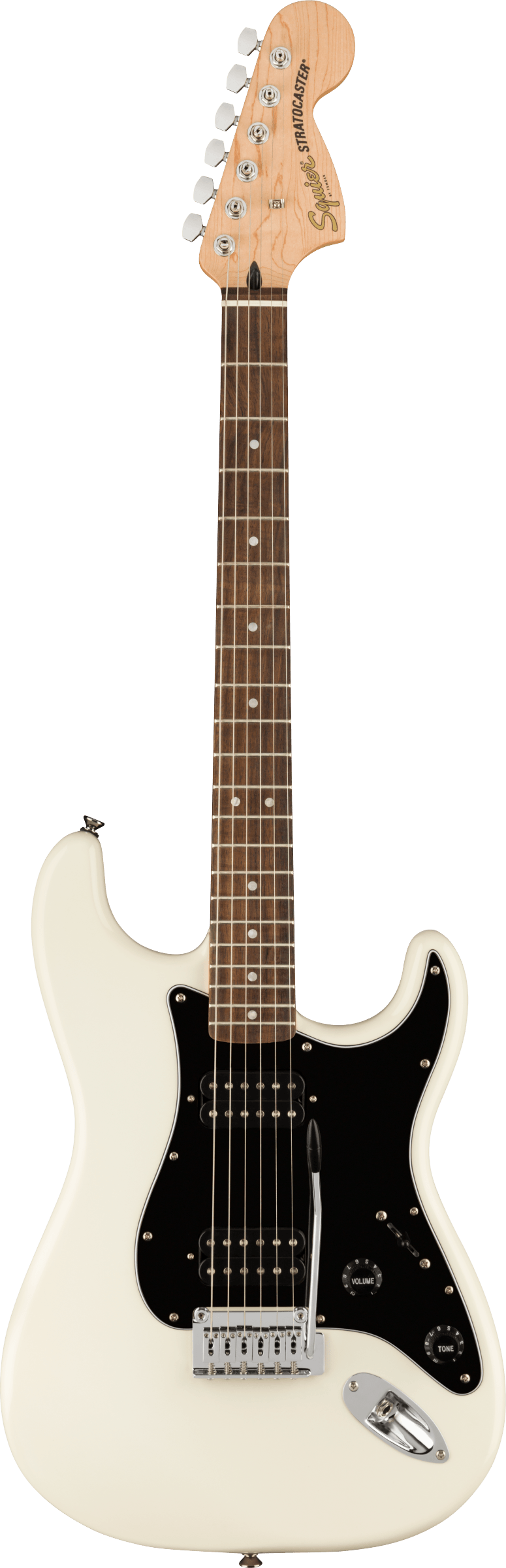 Squier Affinity Series Stratocaster HH Electric Guitar in Olympic Whit