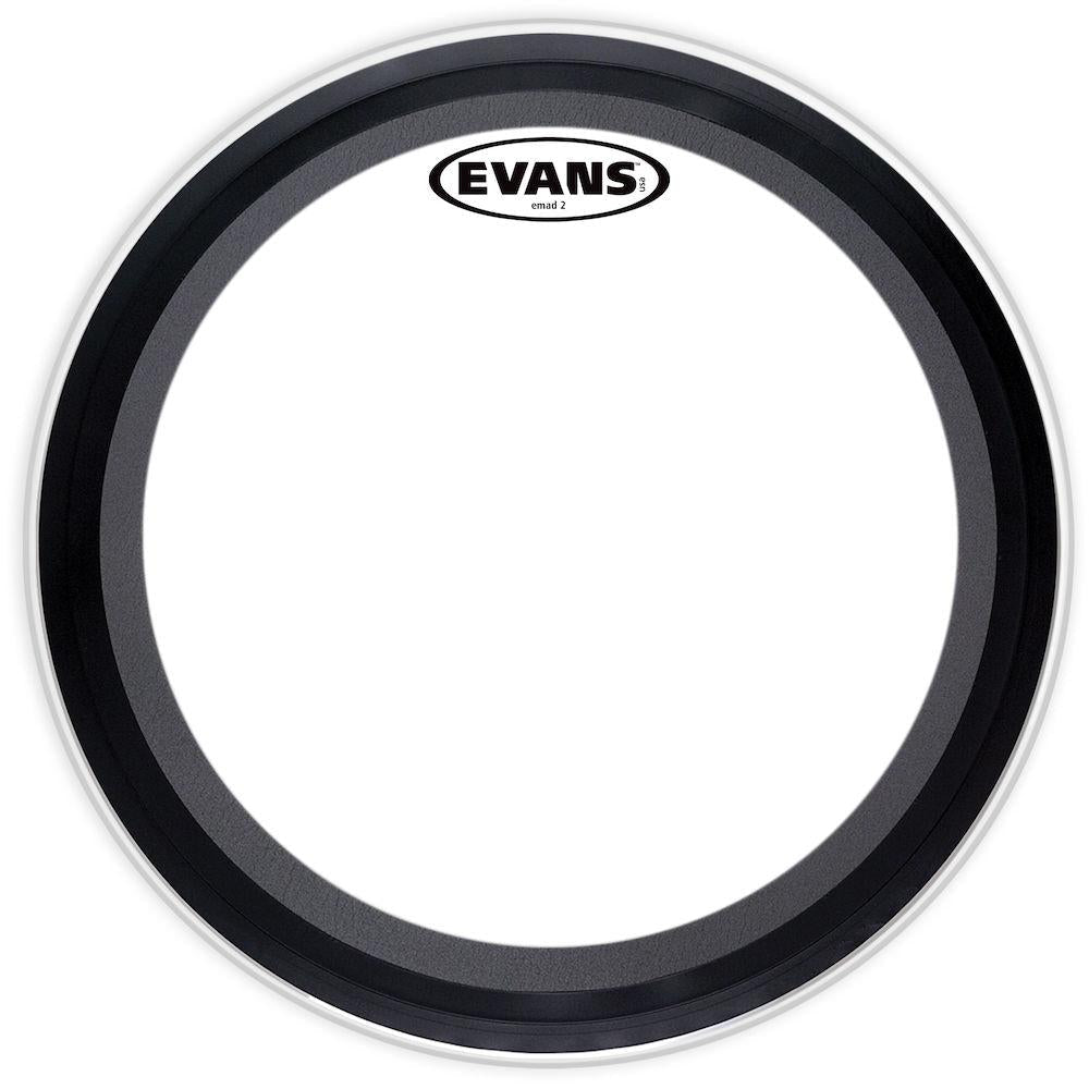 evans 22 emad2 clear bass drum