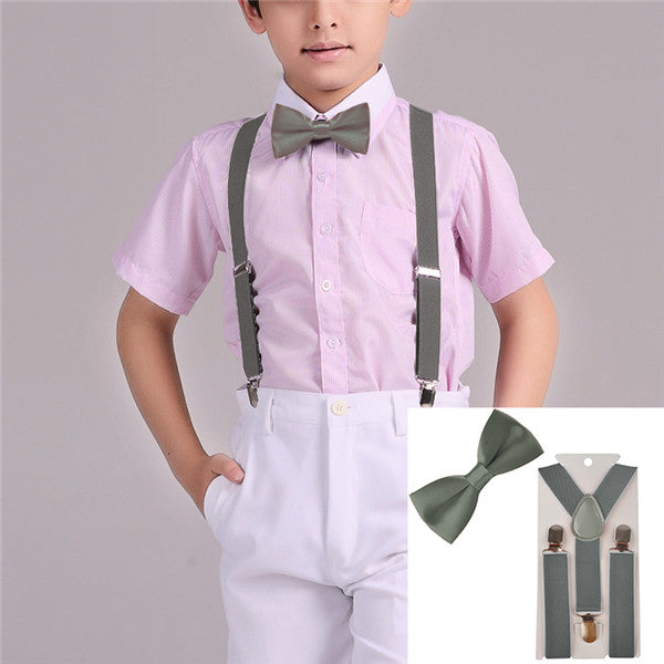 boy suspenders and bow tie outfit