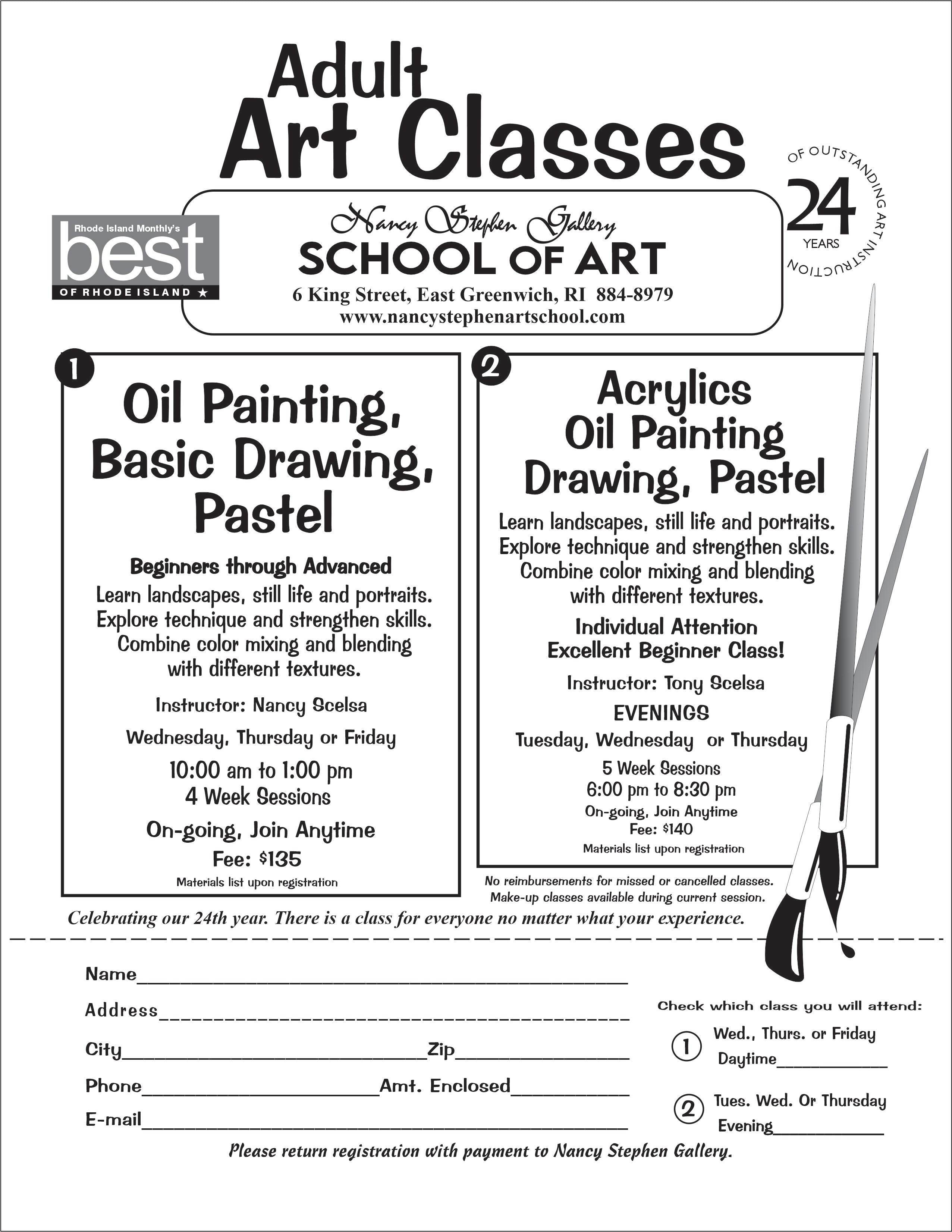 Adult Art Classes