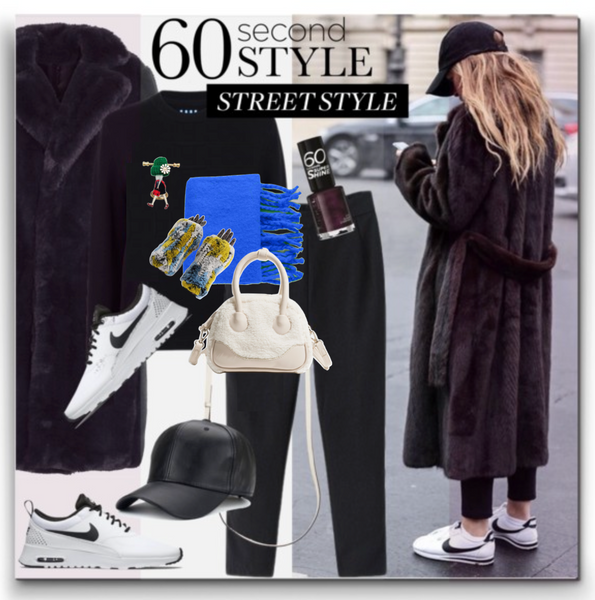 60 second Street Style - Maxi Fur Coats by watereverysunday